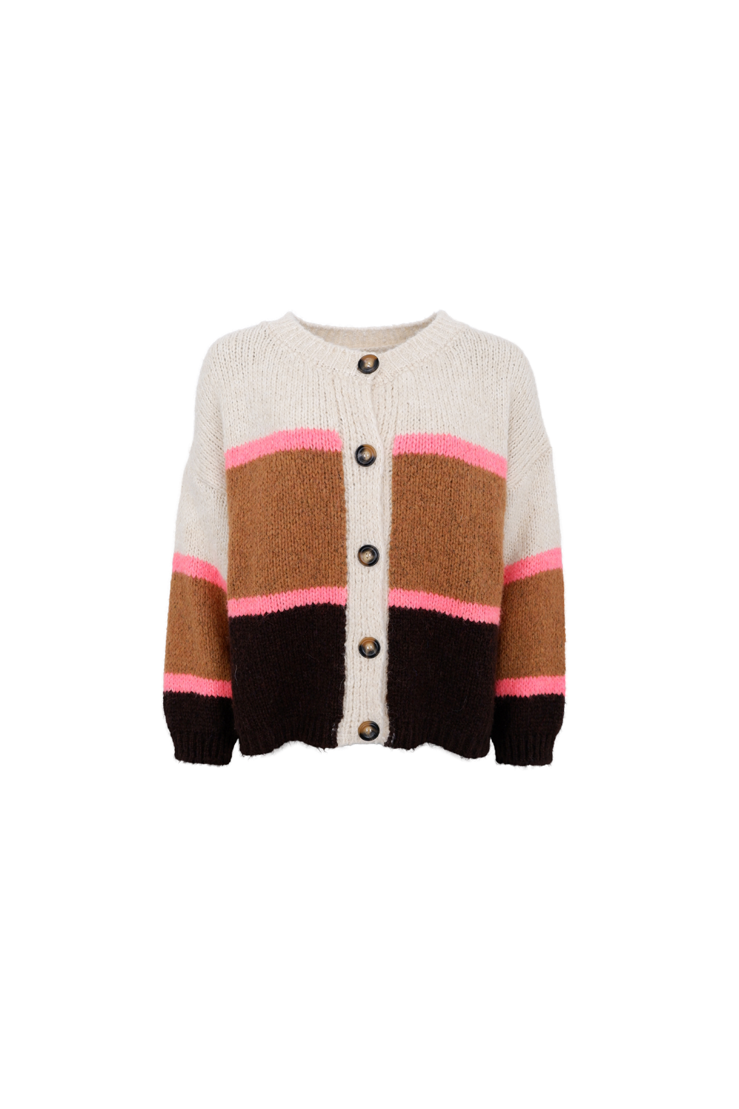 Black Colour - Bchildur Knit Cardigan 1233 - Camel