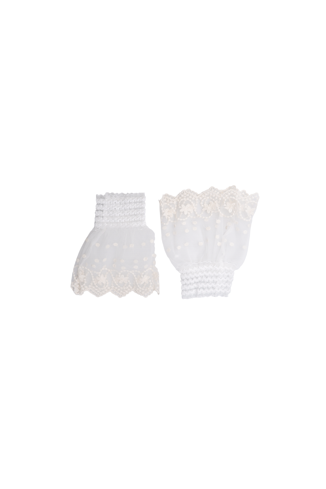 Black Colour - Bcreeva Lace Cuffs 208452 - Off White