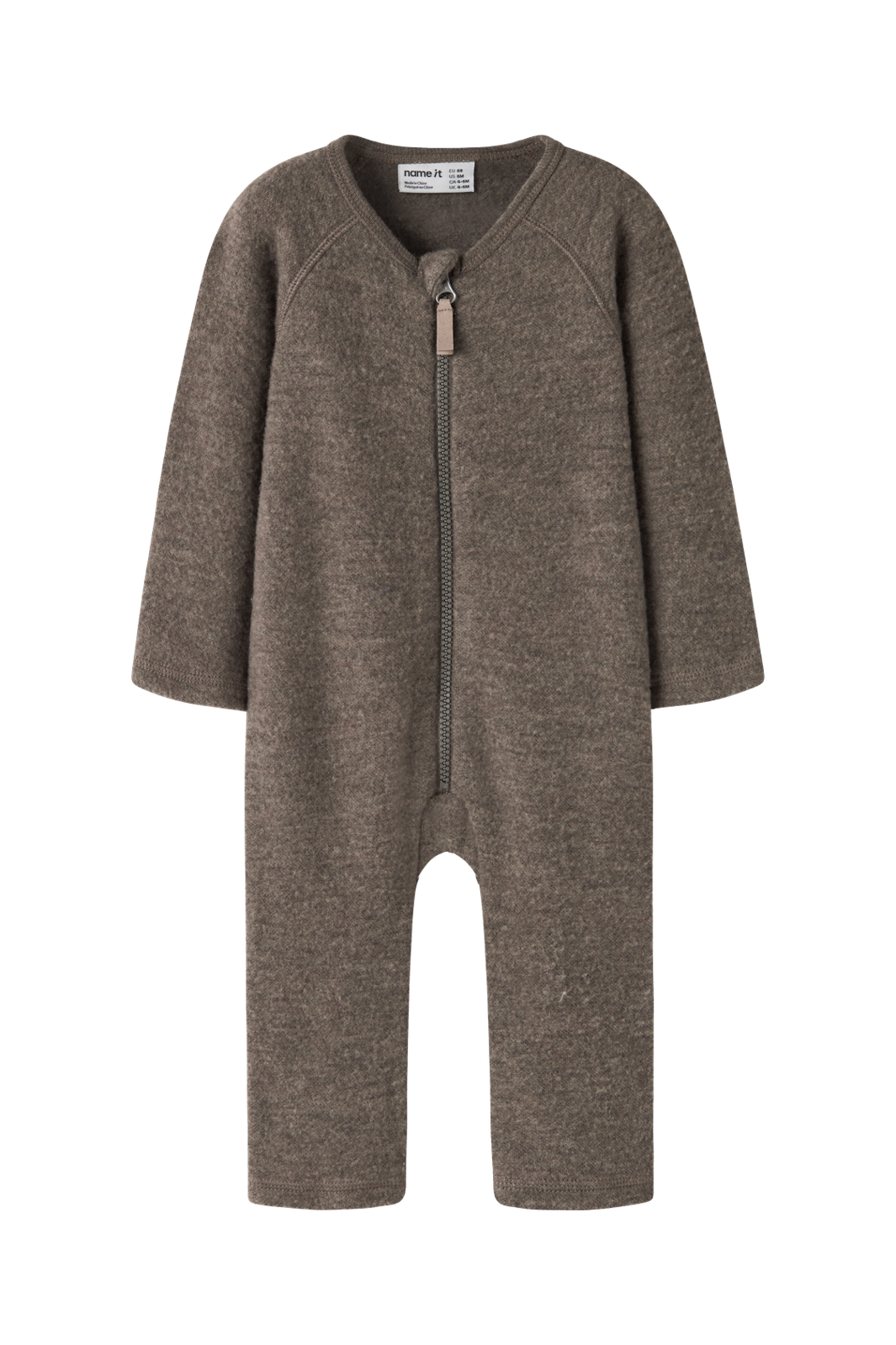 Name It - Nbnwmino Wool Ls Suit - 5079535 Morel