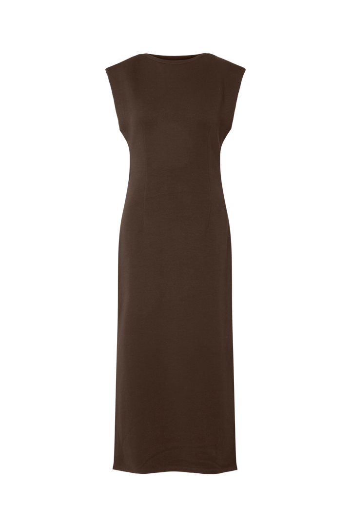 YAS - Yaspina Sl Long Dress - 5105488 Chocolate Brown