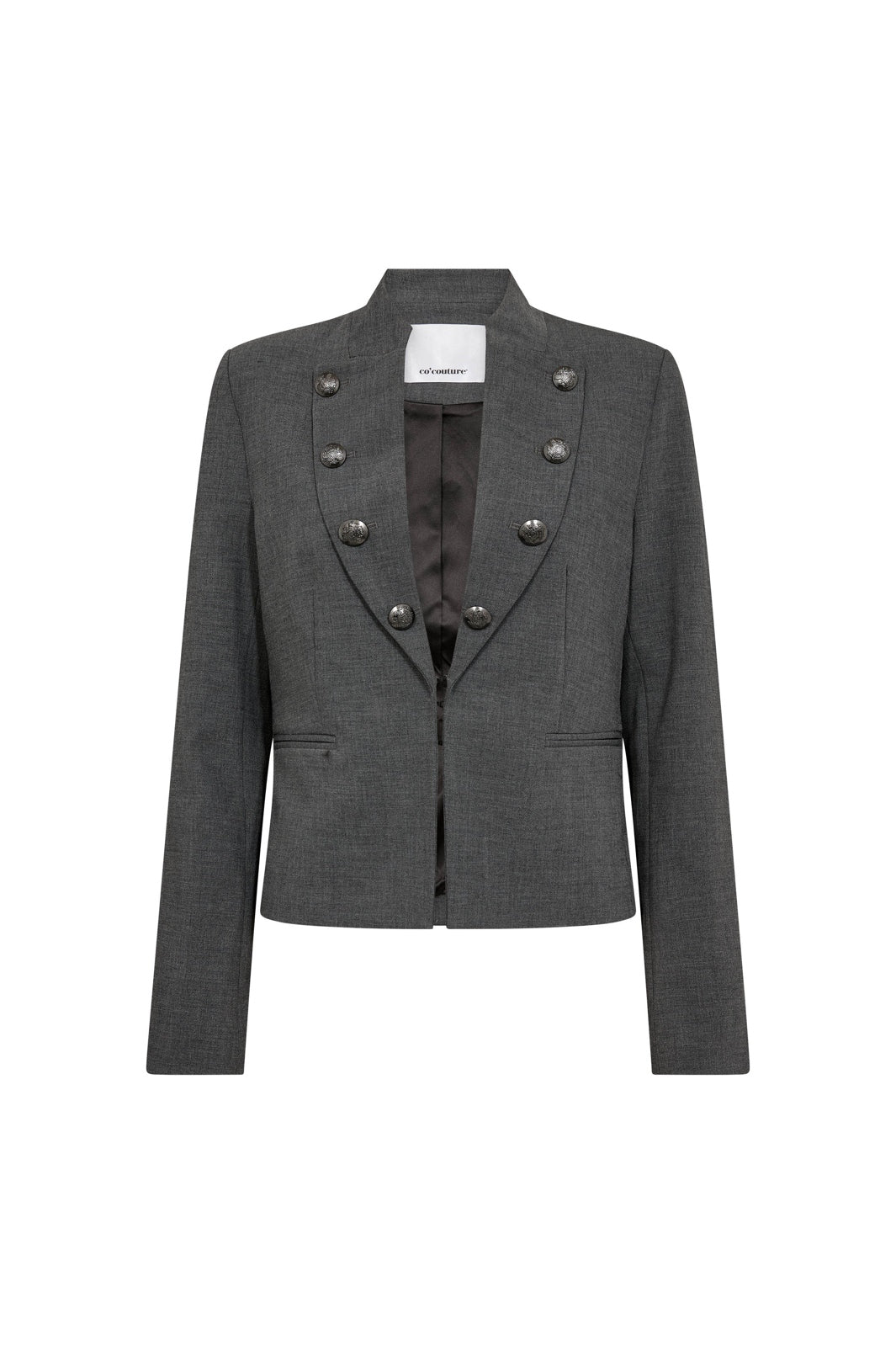 Co´Couture - Priscillacc Officer Jacket 500823 - 65003 - Mid Grey