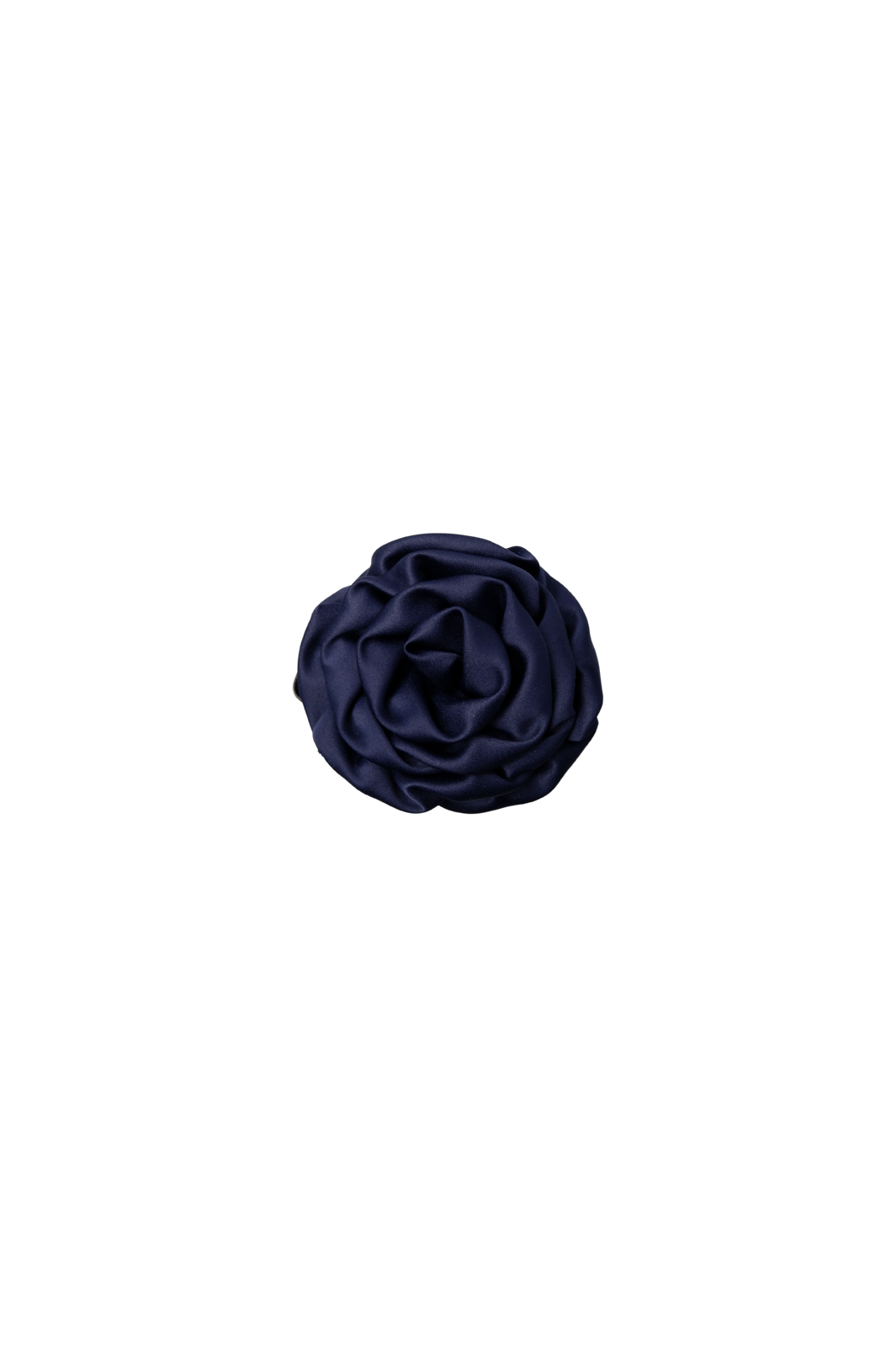 Black Colour - Bcsimona Flower Satin Hair Claw 6075 - Navy