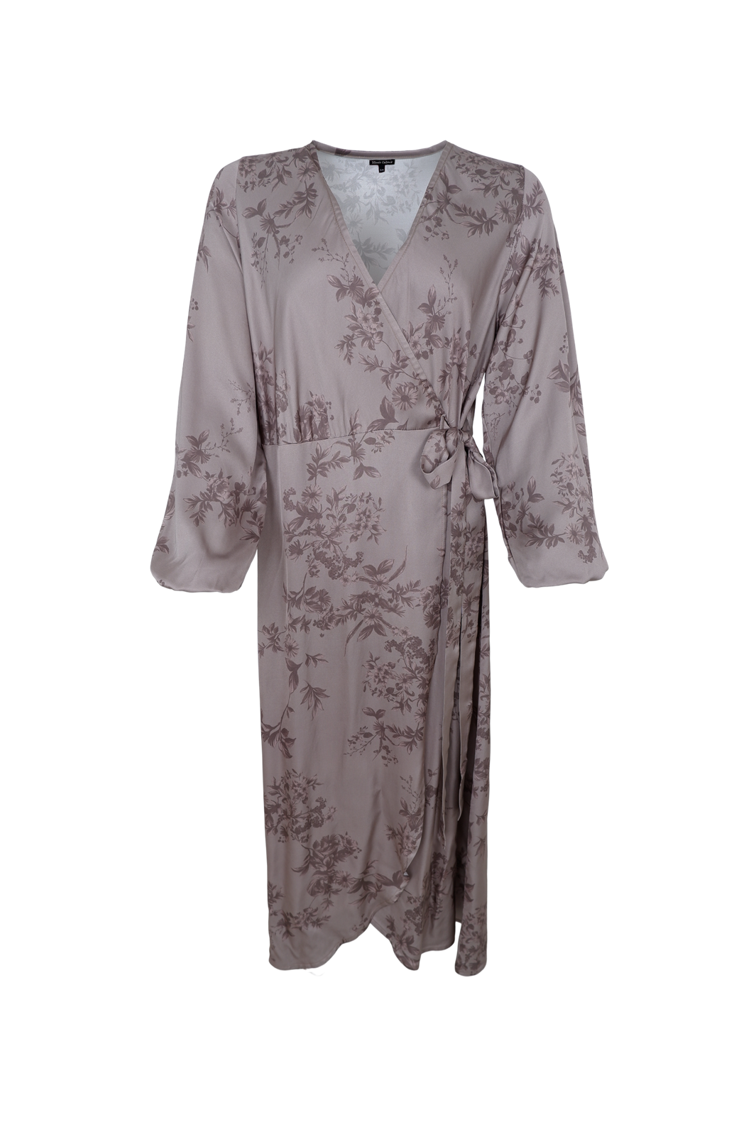 Black Colour - Bcnancy Ls Wrap Dress 41239 - Taupe