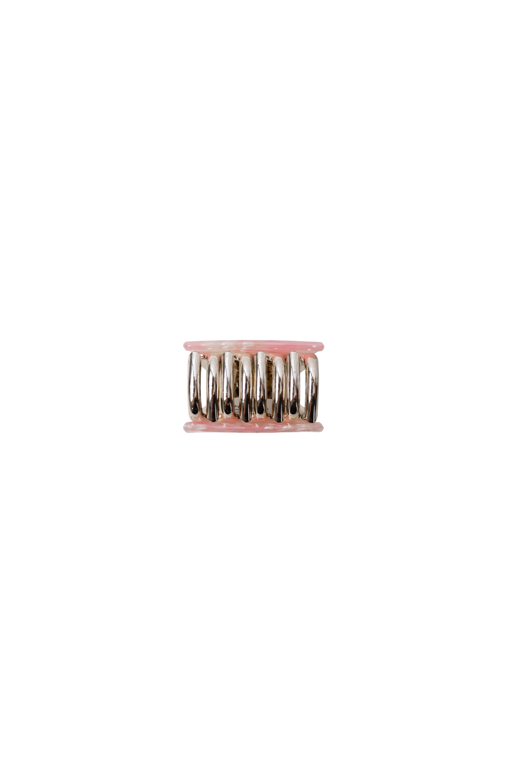 Black Colour - Bckaya Small Hair Claw 6072 - Lt. Rose