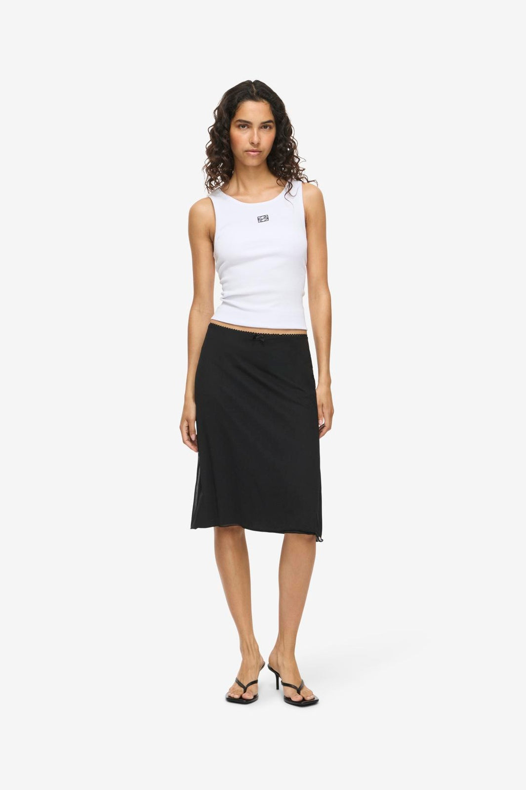 Noisy May - Nmjudith Lw Mesh Skirt - 5197212 Black