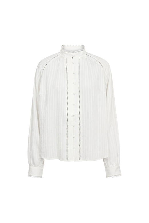 Co´Couture - Sennecc Lace Shirt 500551 - 10001 - White