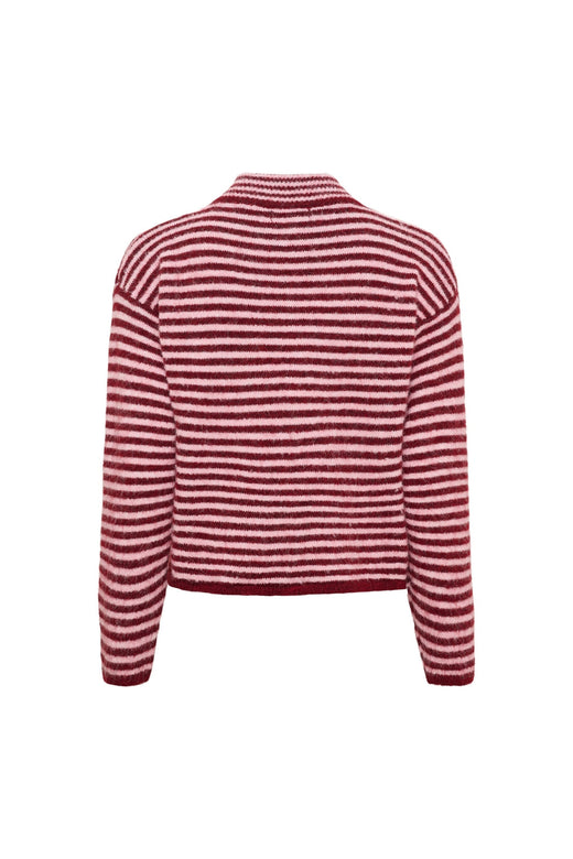 Marta Du Chateau - Mdcanais Cardigan 9586 - Bordeaux