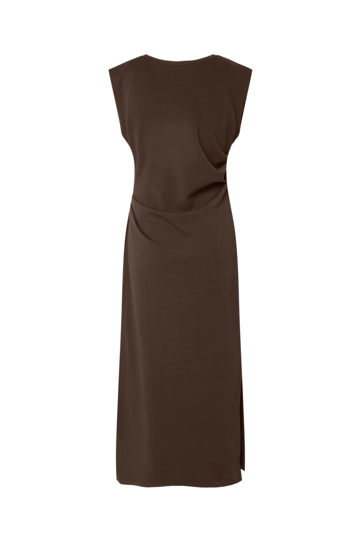 YAS - Yaspina Sl Long Dress - 5105488 Chocolate Brown