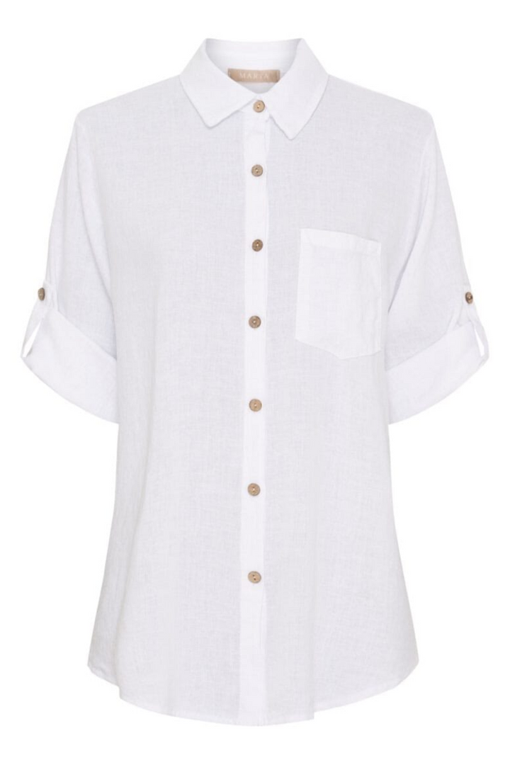Marta Du Chateau - Mdckiara Shirt 258354 - Optical White