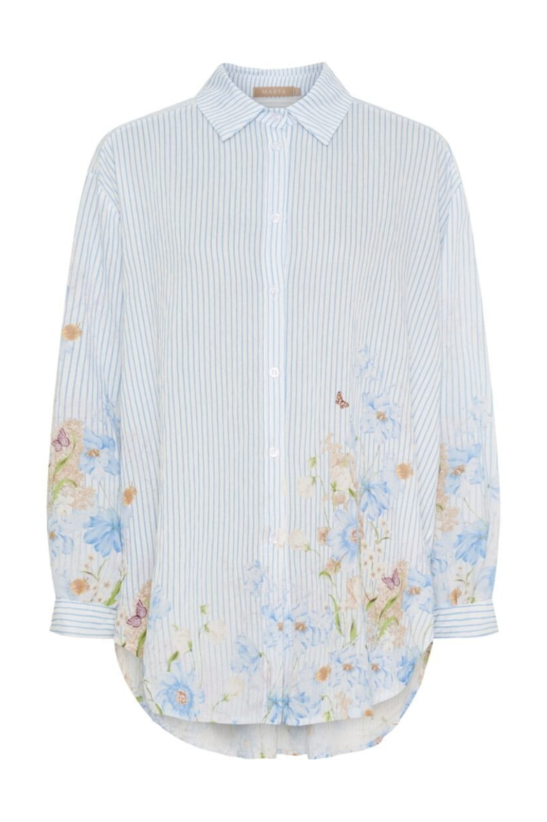 Voorbestelling - Marta Du Chateau - Mdcpatricia Shirt 2625b - Celesteda451V8