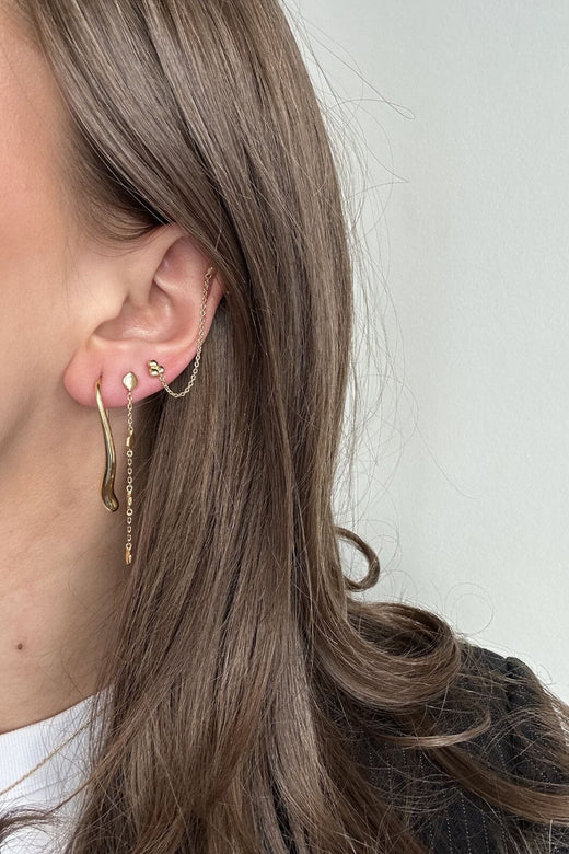 Enamel Copenhagen - Earrings, Talia E471G - 925S/Gp Øreringe 