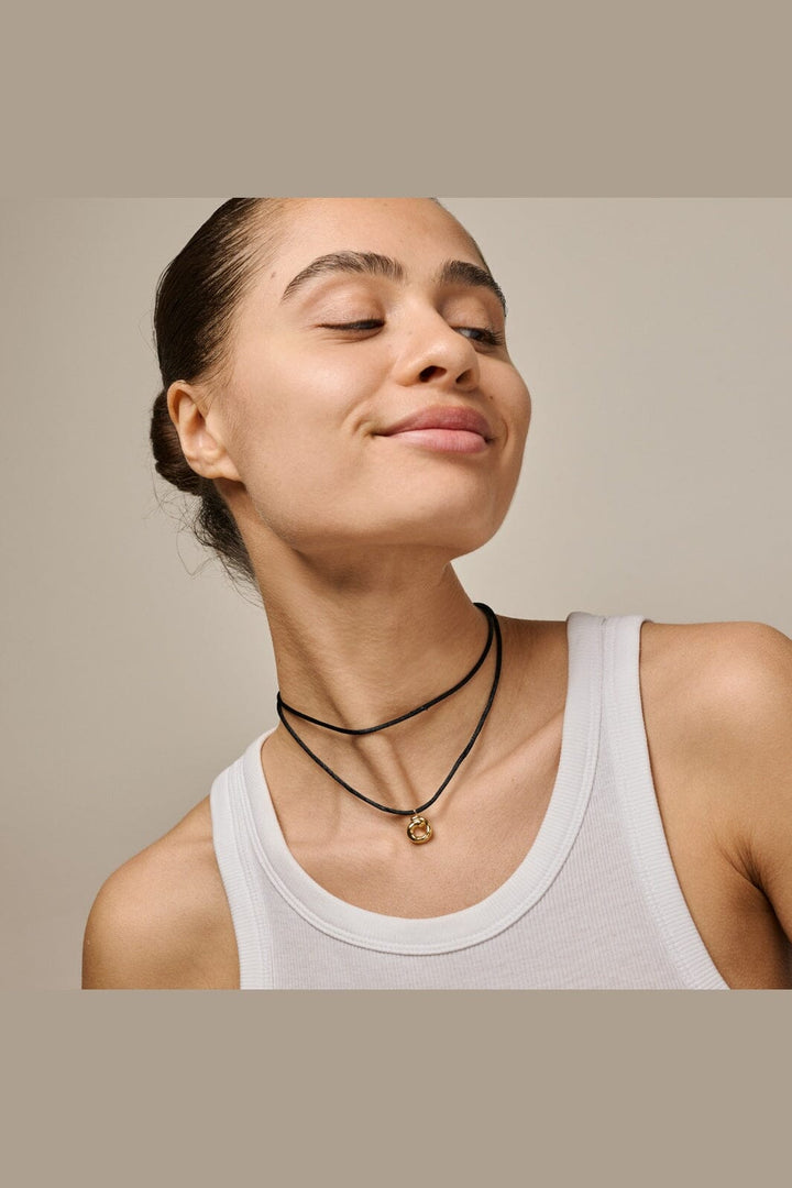 Enamel Copenhagen - Necklace, Sora Tie N144G - 925S/Gp