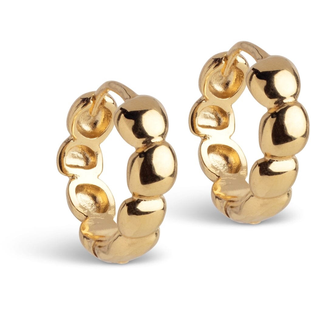 Enamel Copenhagen - Hoops, Nara E472G - 925S/Gp Øreringe 