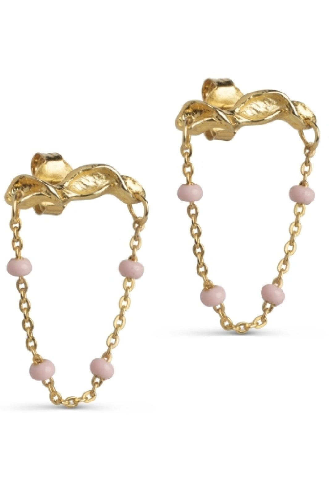 Enamel Copenhagen - Studs, Lola Refined - Light Pink Øreringe 