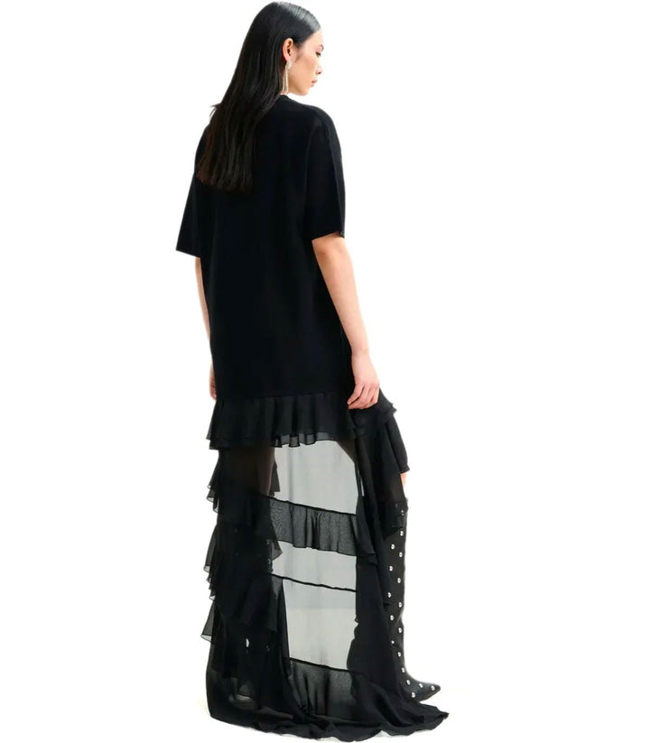 Essentiel Antwerp - Imaille Knitted Dressimaille - Black Kjoler 