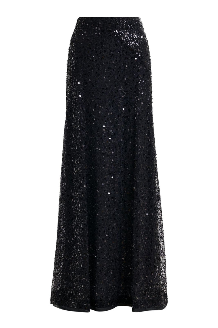 Essentiel Antwerp - Isequins Sequin Maxi Skirtisequins - Black Nederdele 