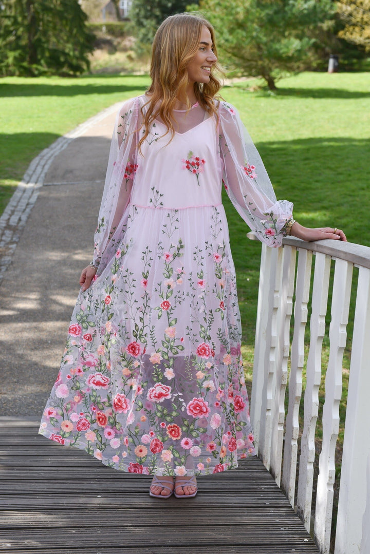 Forudbestilling - A-View - Fuschia Dress AV4614 - 258 - Rose/Pink Kjoler 