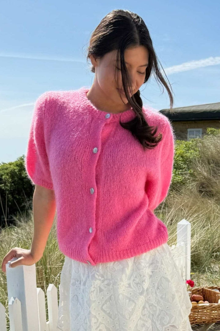 Forudbestilling - BYIC - Idaic Ss Cardigan 5265 - Pink