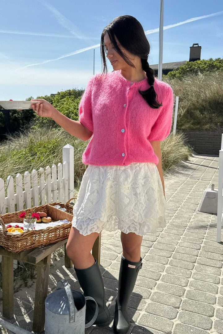 Forudbestilling - BYIC - Idaic Ss Cardigan 5265 - Pink