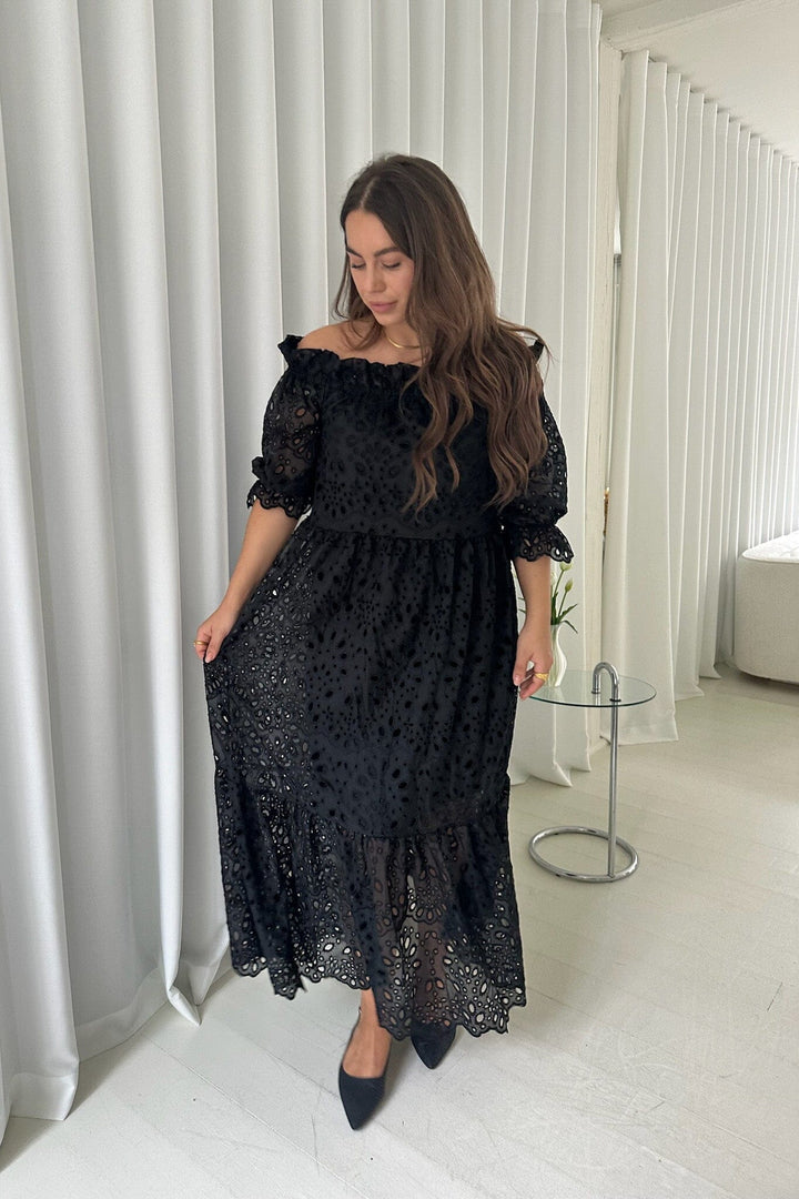 Forudbestilling - BYIC - Sigridic Long Dress - black Black Kjoler 