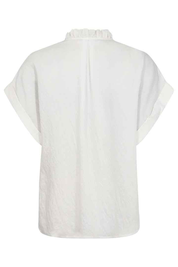 Co´Couture - Mollycc Frill Top 35901 - 11 - Off White
