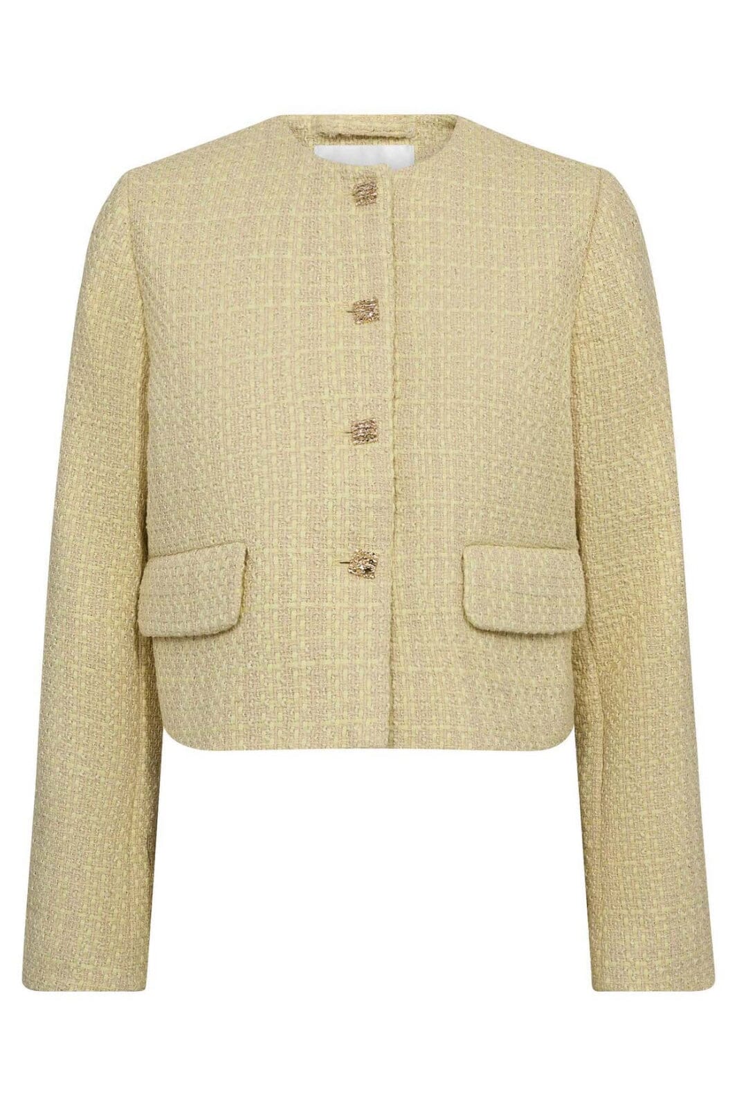 Co´Couture - Yaracc Boucle Jacket 30356 - 242 - Pastel Yellow