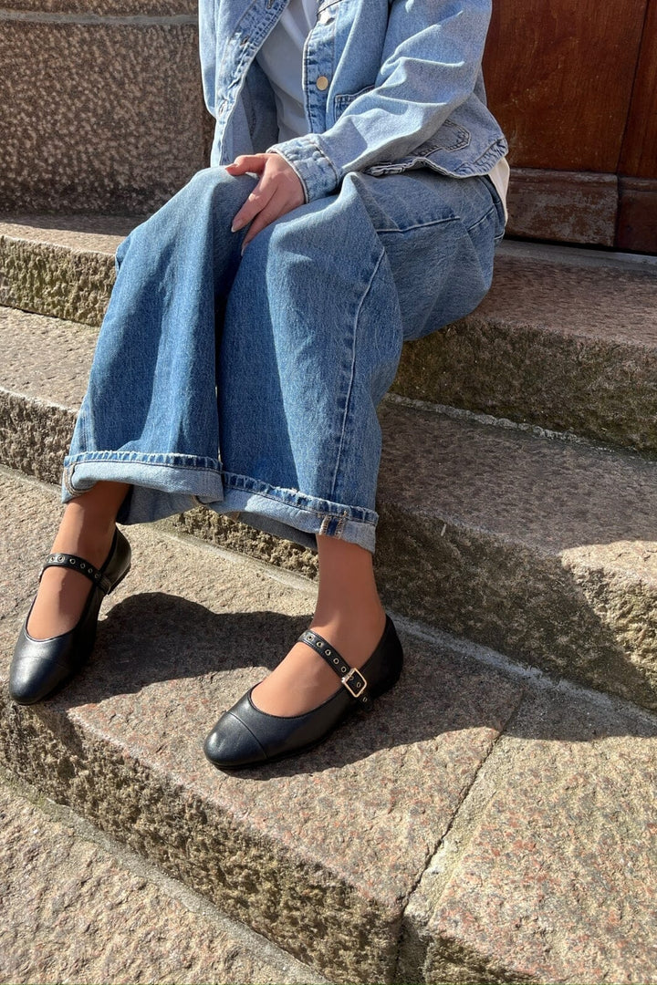 Forudbestilling - Copenhagen Shoes - Love And Dreams CS8526 - 0001 - Black Ballerinaer 