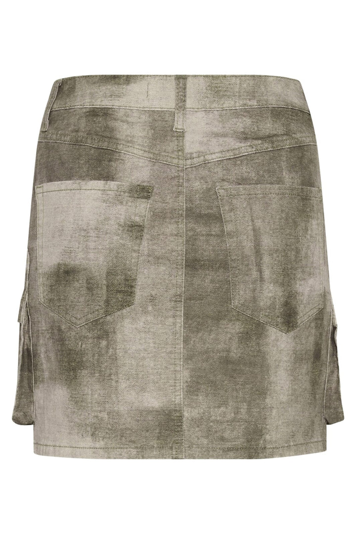 Gestuz - Gzemelen Mini Skirt 10910155 - 107547 - Silver Sage Denim