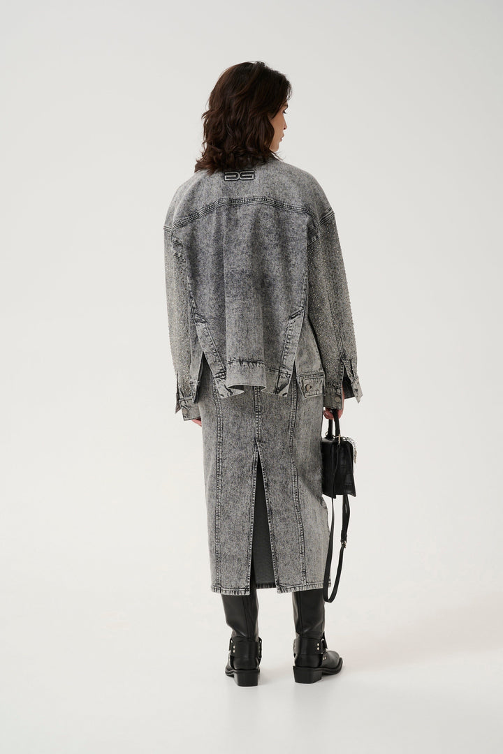 Forudbestilling - Gestuz - Gzzauma Jacket - 107487 Vintage Grey Wash Jakker 