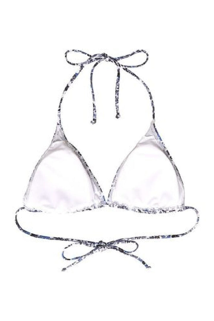 Gestuz - Pilgz Bikini Top 10904380 - 103474 - Blue Flower Draft