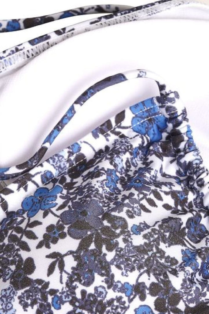 Gestuz - Pilgz Bikini Top 10904380 - 103474 - Blue Flower Draft