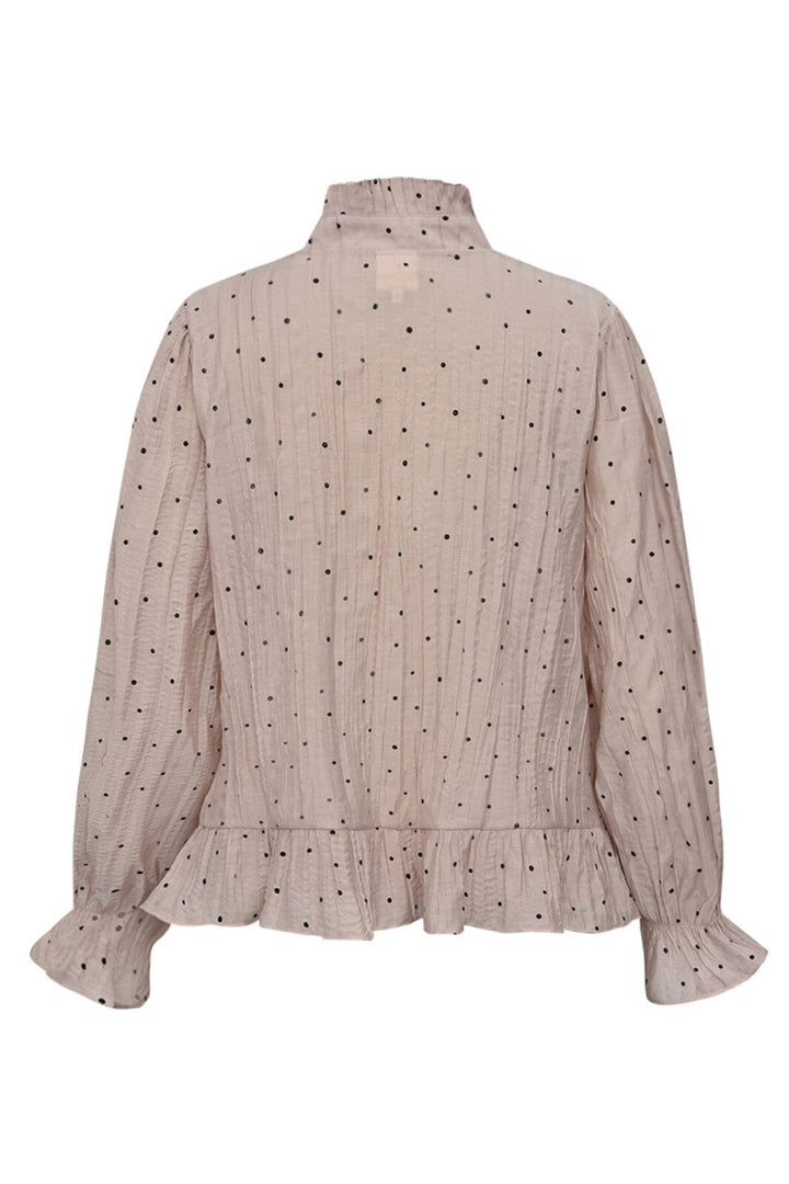 Gossia - Nazligo Lullo Blouse G2574 - Rose Black Dots