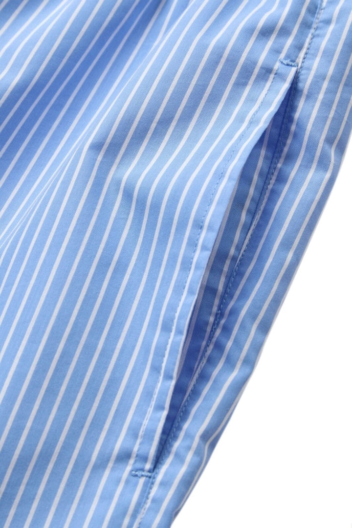 H2O - Rønne Essential Pajamas Pants 100166-2 - 7044 - Sky Blue/White