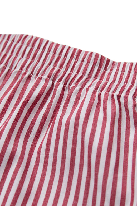H2O - Rønne Essential Pajamas Shorts 100165-1 - 7290 - Red/White