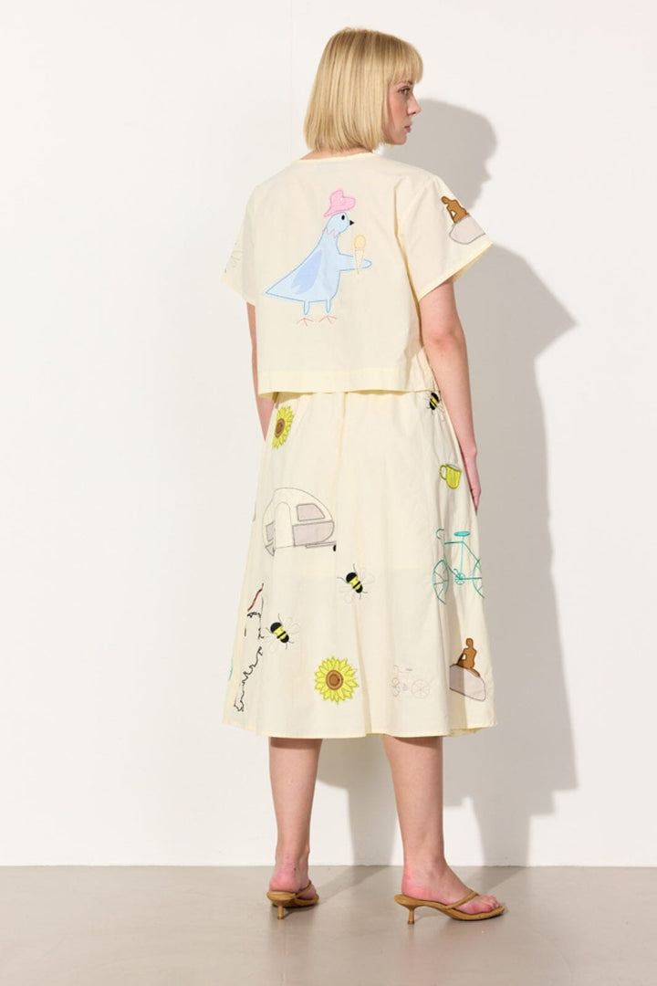 Hunkøn - Loretta Skirt 25306 - Cream
