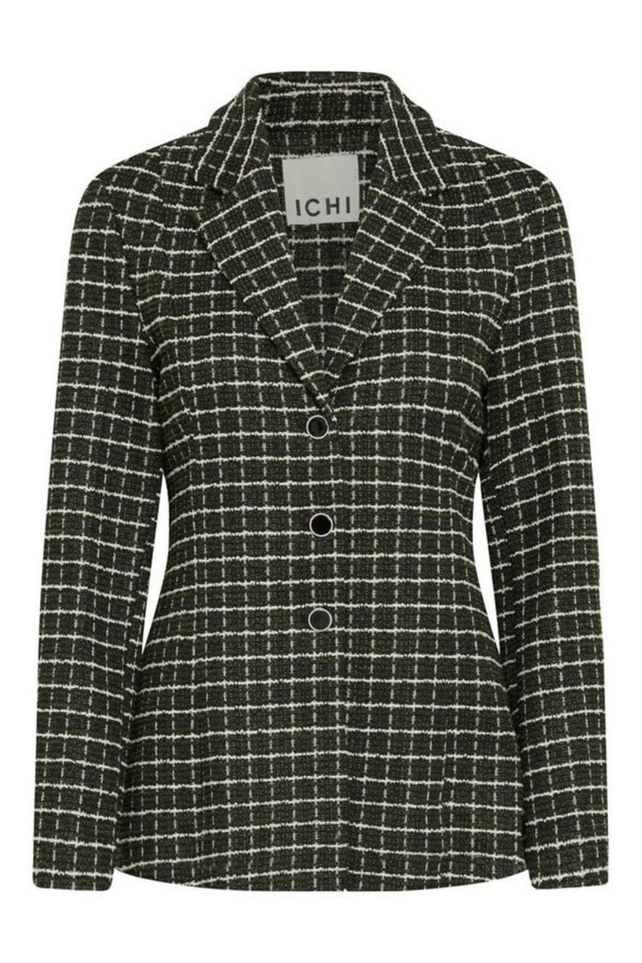 Ichi - Ihkate Cloule Bl 20124271 - 900000705 - Rifle Green Check