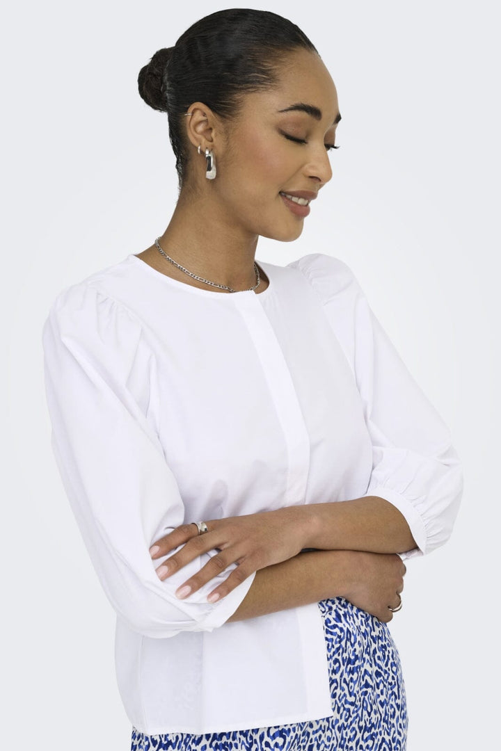JDY - Jdyjasmin 3/4 Shirt - 4940247 White