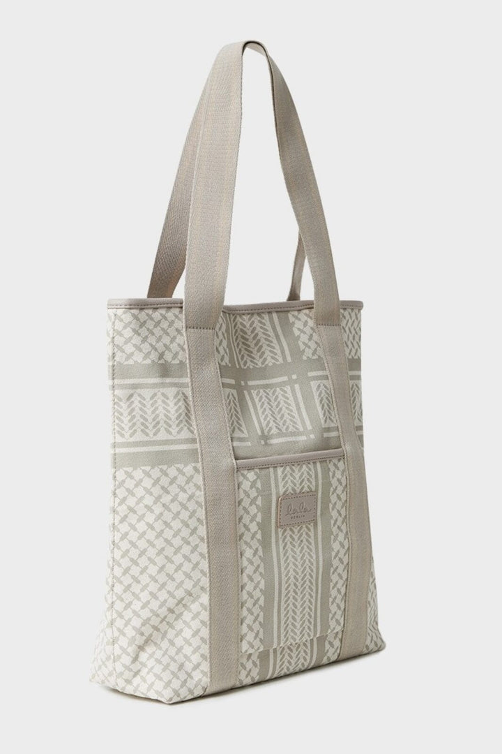 Lala Berlin - Tote Carmela 2.0 10011741 - Heritage Stripe Beige