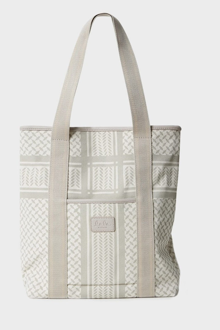 Lala Berlin - Tote Carmela 2.0 10011741 - Heritage Stripe Beige