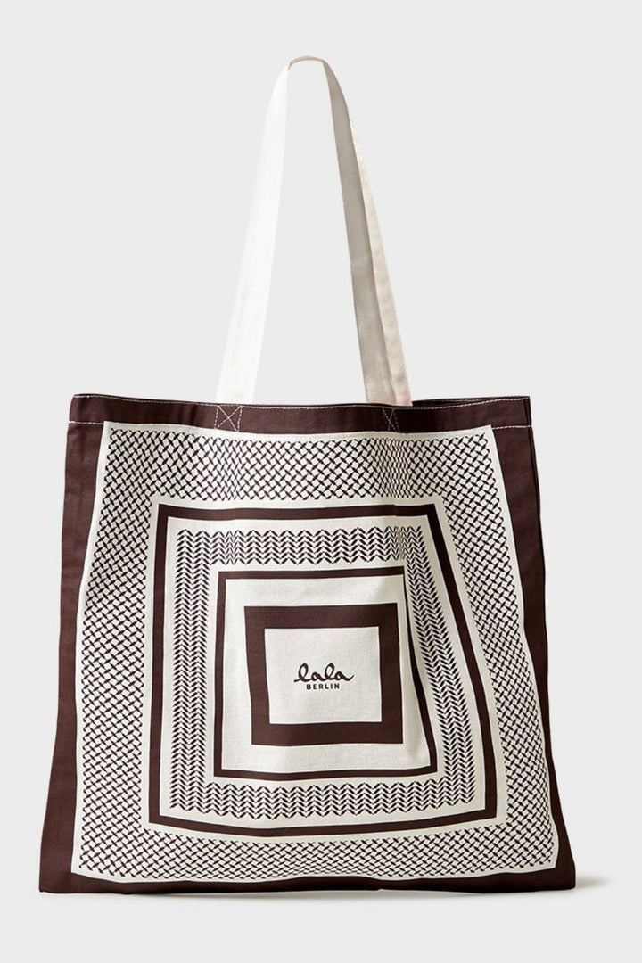 Lala Berlin - Tote Maja 10010372 - Heritage Stripe Brown