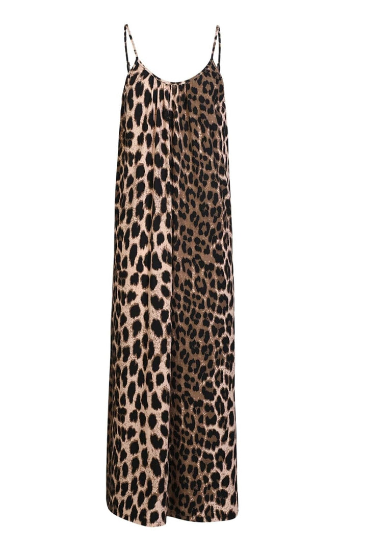 Liberte - Alma-Long-Strap-Dress 9579 - Big Lux Leo Fossil