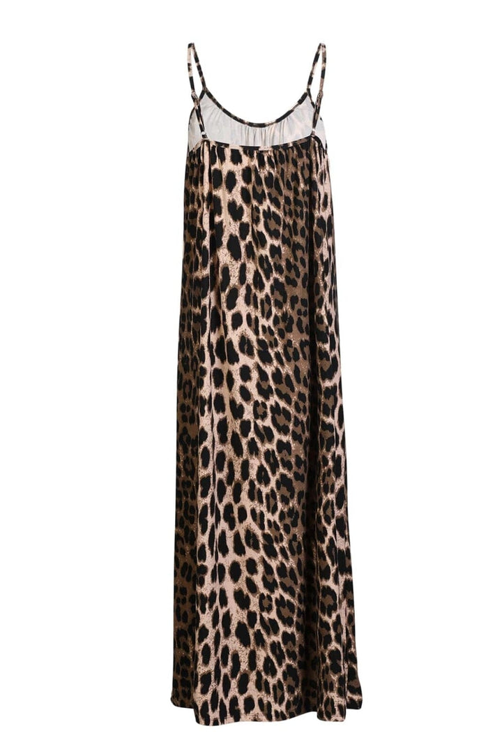 Liberte - Alma-Long-Strap-Dress 9579 - Big Lux Leo Fossil