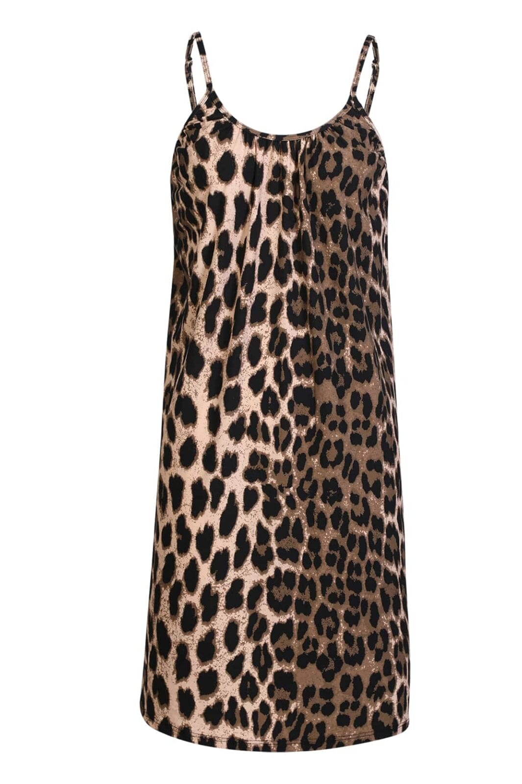 Liberte - Alma-Short-Strap-Dress 9588 - Big Lux Leo Fossil