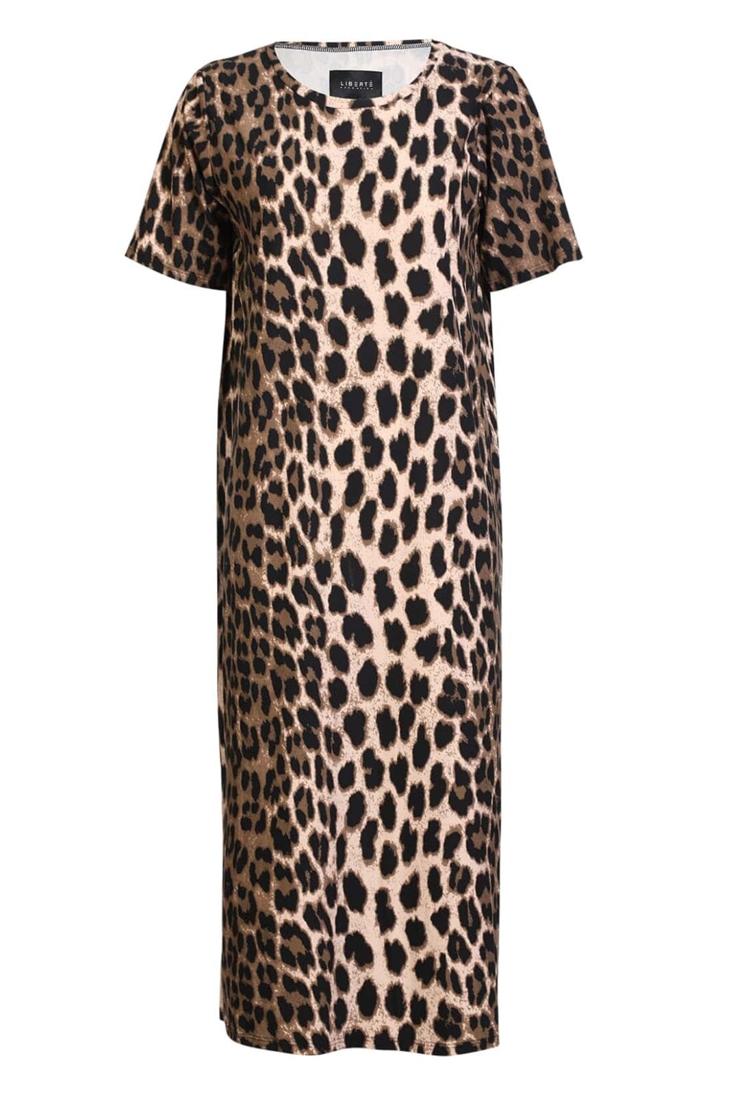 Liberte - Alma-Tshirt-Dress 9562 - Big Lux Leo Fossil