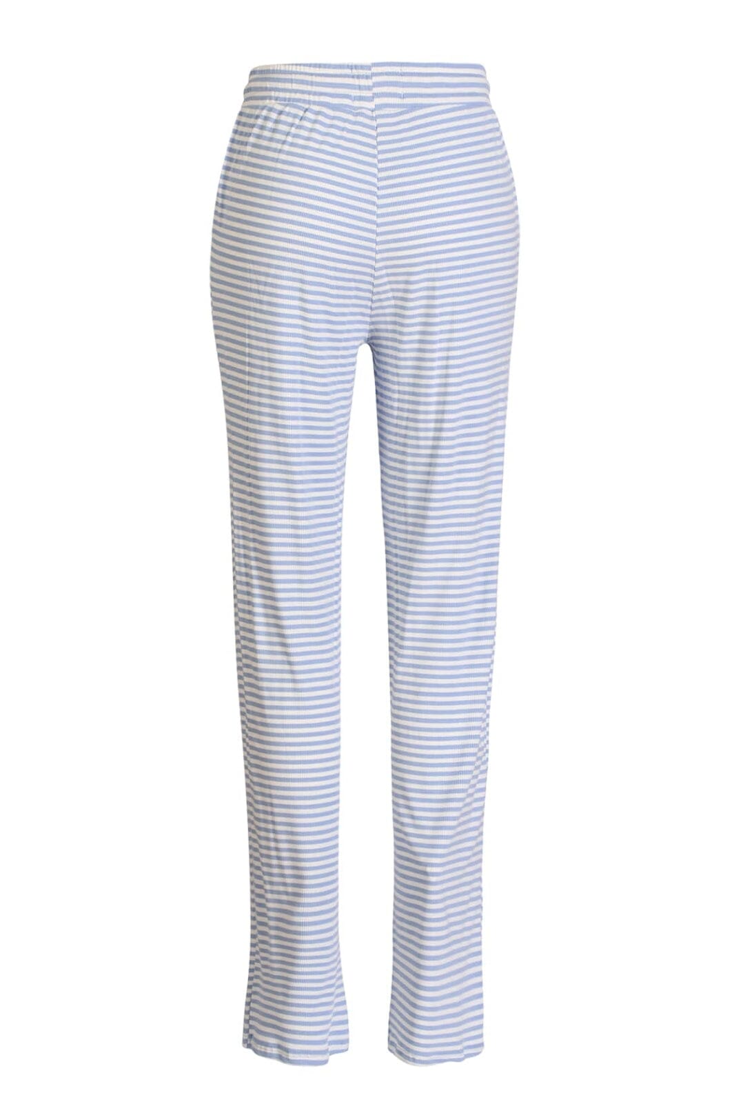 Liberte - Natalia-Straight-Pants 22061 - Light Blue White Stripe