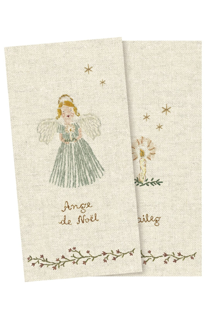 Forudbestilling - Maileg - Serviet, Engel, Blå - Small Jul 