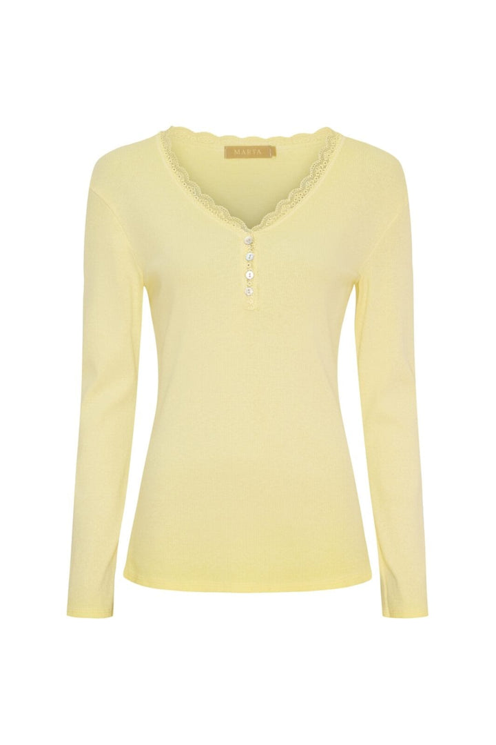 Marta Du Chateau - Mdccalista Ls Tee 2500 - Yellow