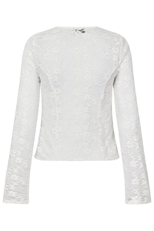 Modström - Tildemd Ls Lace Top 57964 - 4 - Soft White