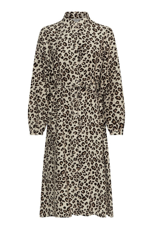 Forudbestilling - Moss Copenhagen - Mschkalani Vlora Shirt Dress 19575 - Humus Leo Skjorter 