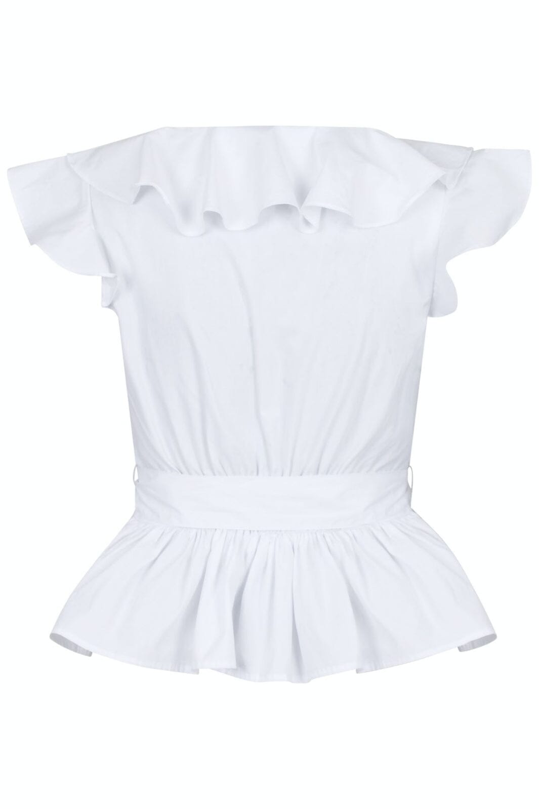Forudbestilling - Neo Noir - Joseline Poplin Top - White (Juni) Bluser 